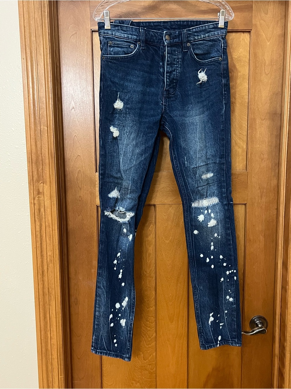 Ksubi Chitch Glory Trashed Slim Fit Jeans Size 30”